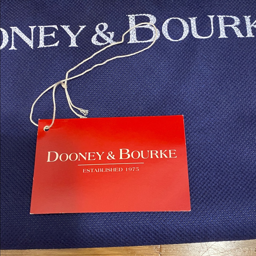 Dooney & Bourke Tan and Black Nubuck Shoulder Bag - Picture 7 of 14
